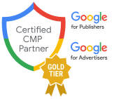 Cookiebot CMP certified by Google as a Gold Tier CMP Partner